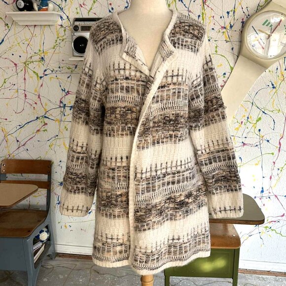 3 for $50💚 Open Front Soft Acrylic Blend Cardigan Sweater Size 18 20 - Picture 1 of 7